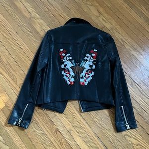 New nasty gal leather jacket